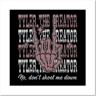 No, don't shoot me down Skeleton Country Music Lyrics Posters and Art